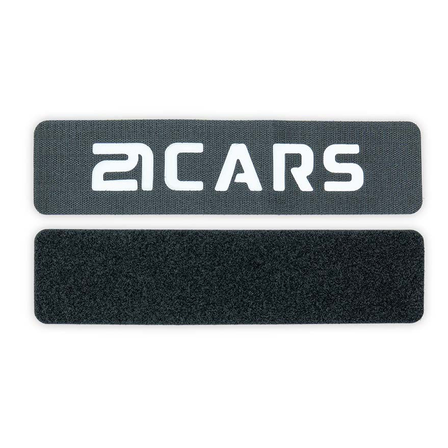 Support de plaque d'immatriculation interchangeable Velcro | Sans cadre