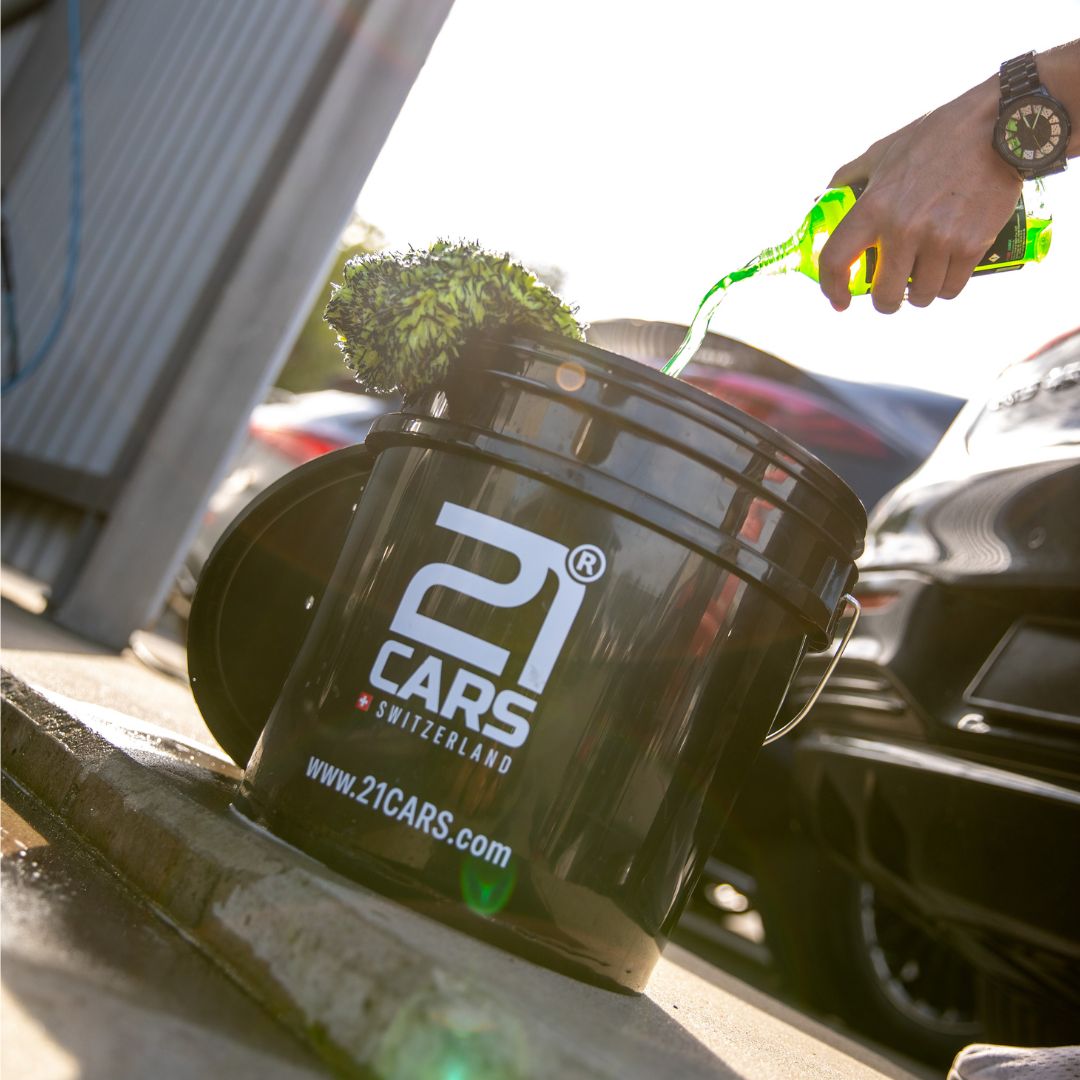 Ensemble de lavage de voiture avec seau de lavage | Édition noire