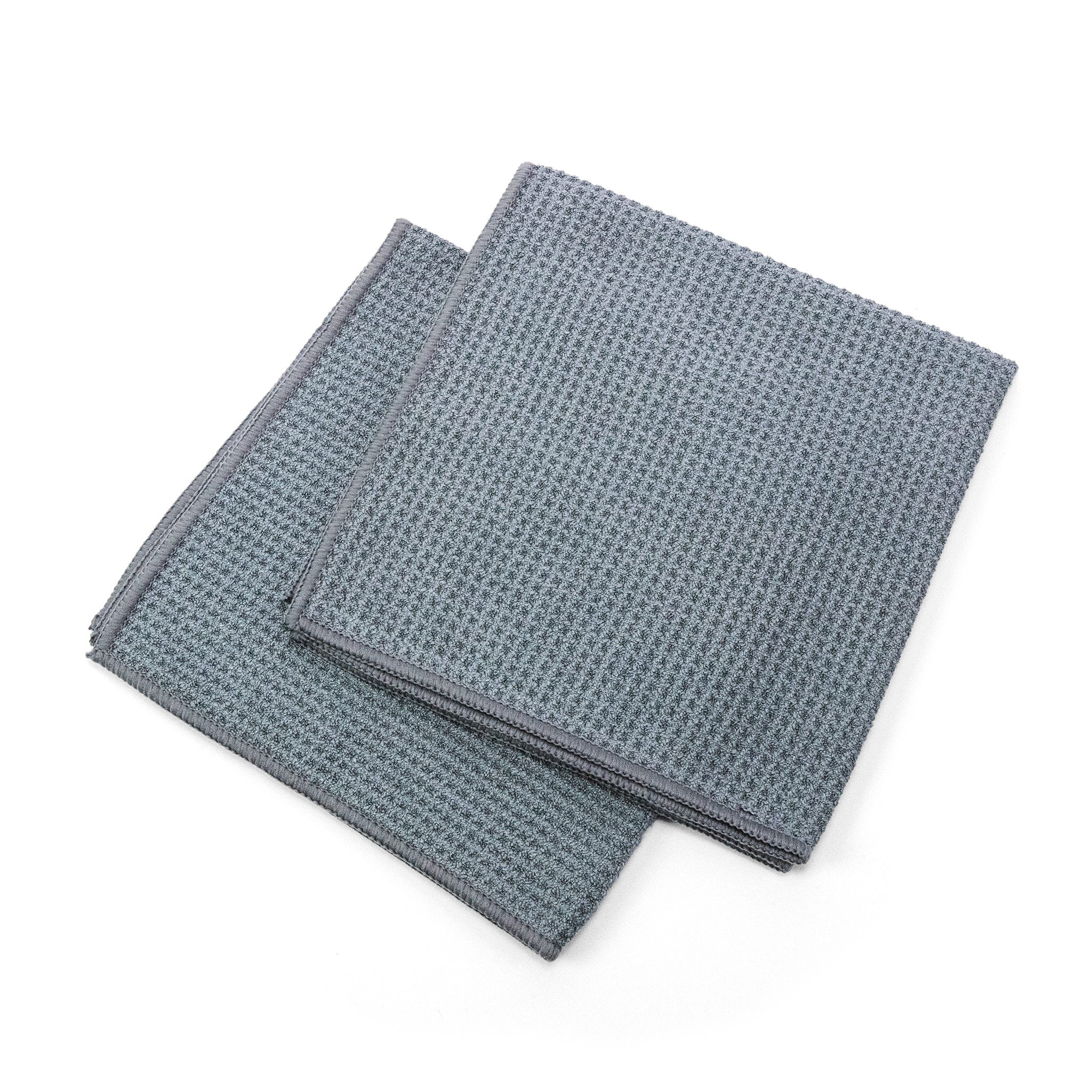 Set Waffle Microfasertuch für Scheibenreinigung Auto | 40x40cm - 300 GSM