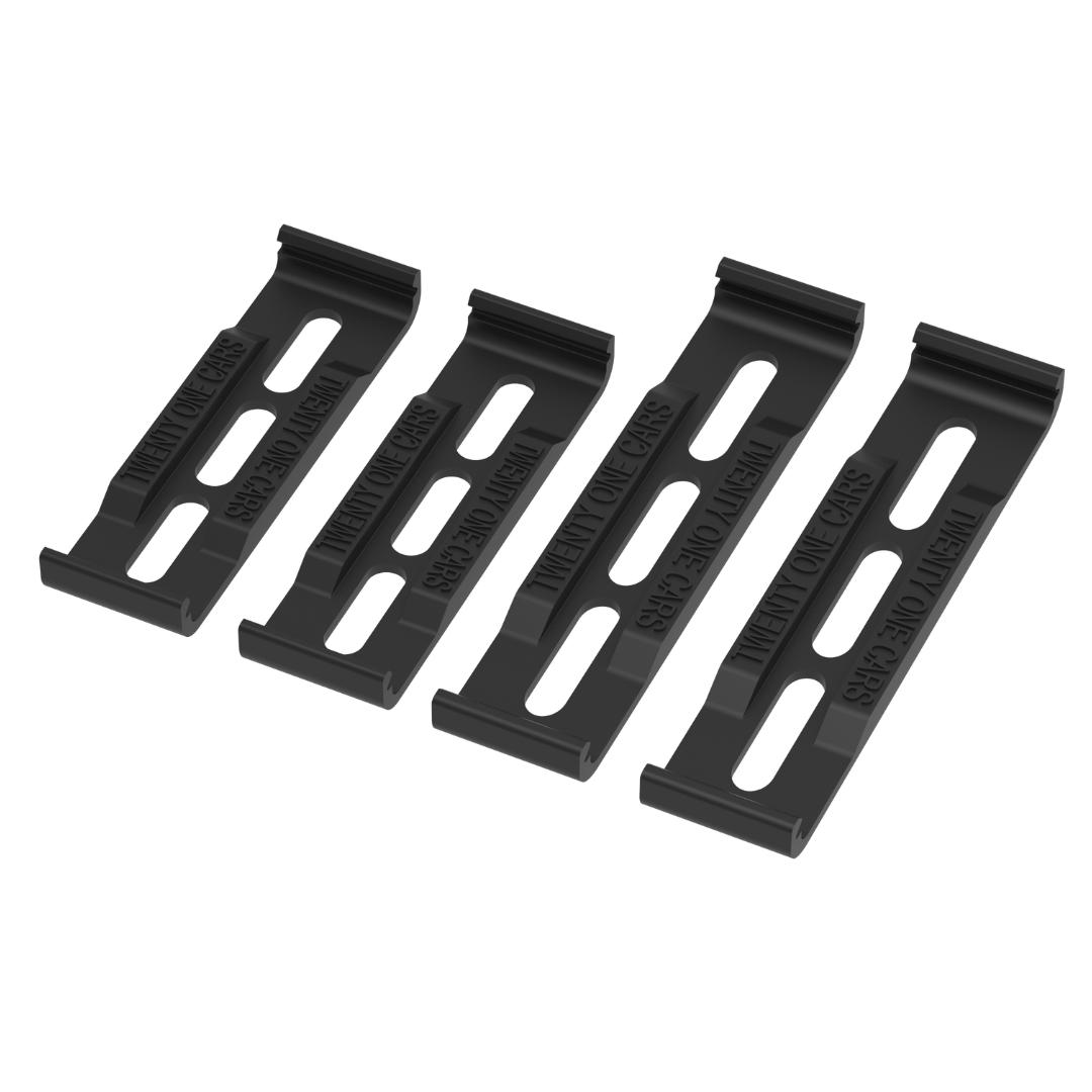 Support de plaque d'immatriculation interchangeable à clic | Format long