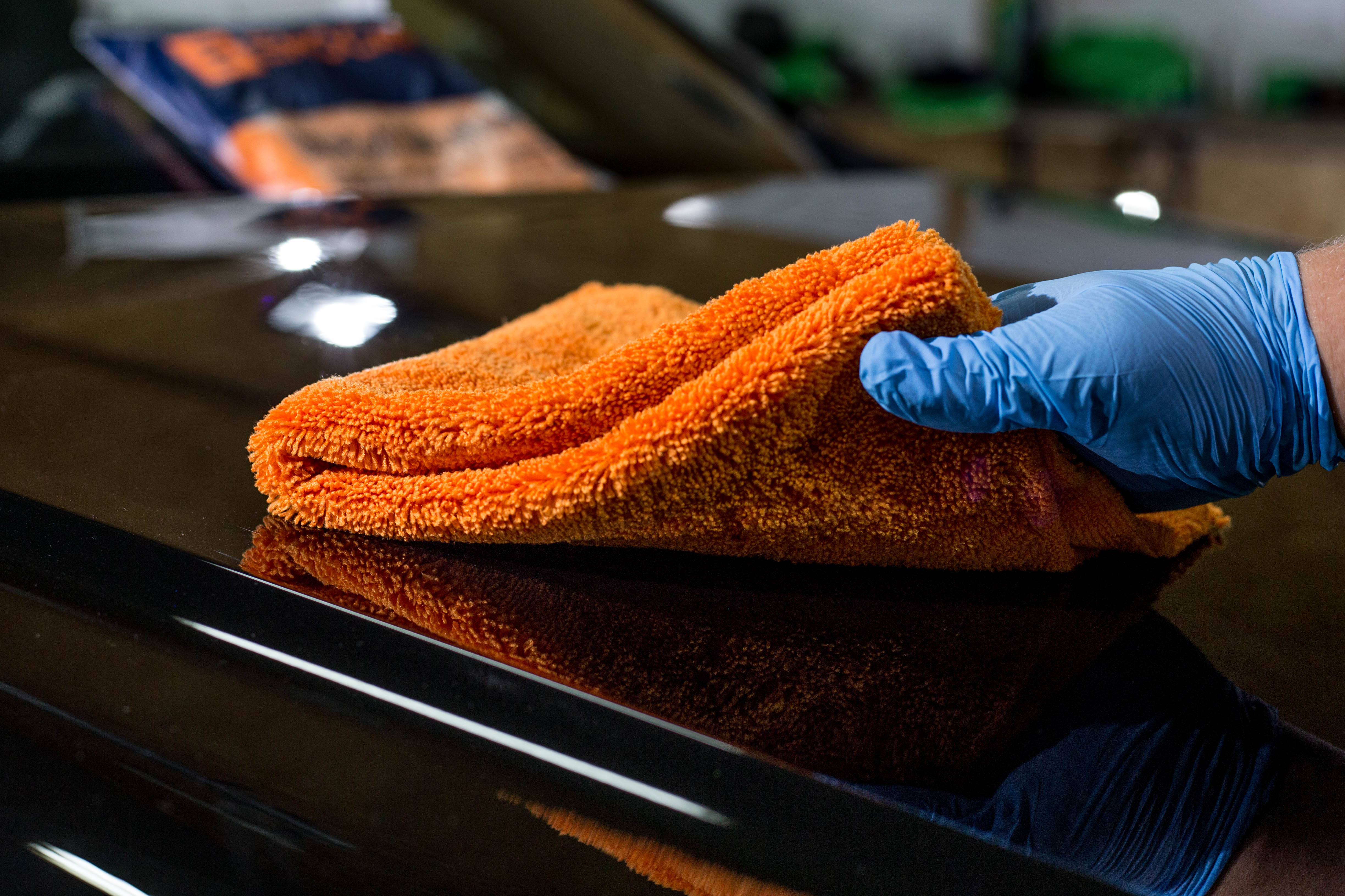 Randlos Mikrofasertuch 2er Pack 400 GSM