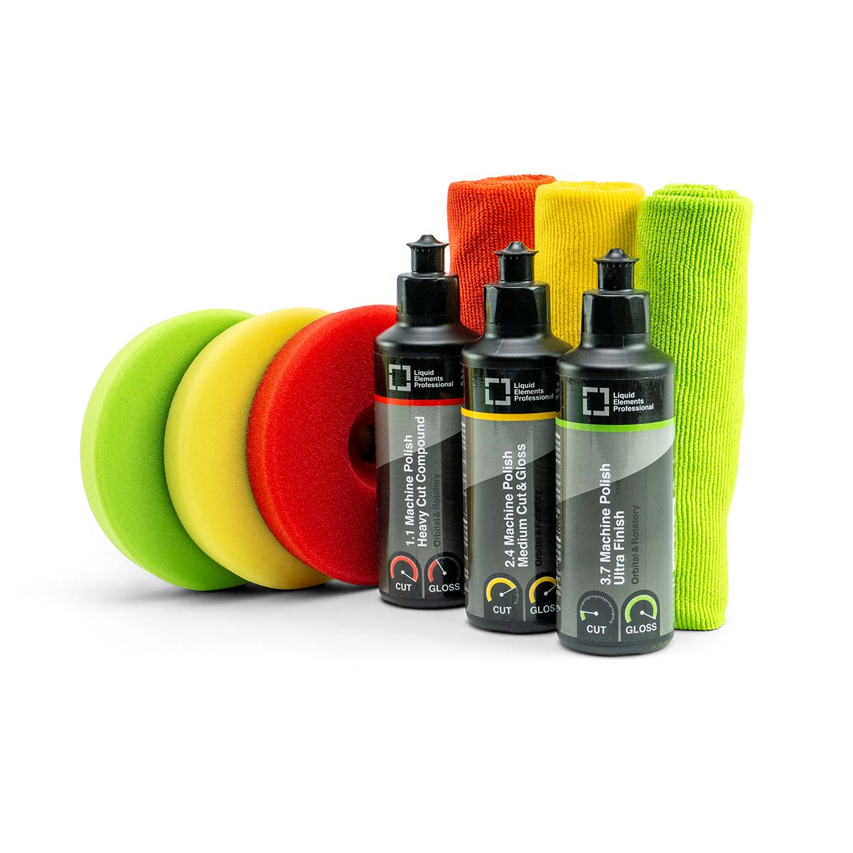 Premium Poliermaschinen Set | 18-teilig