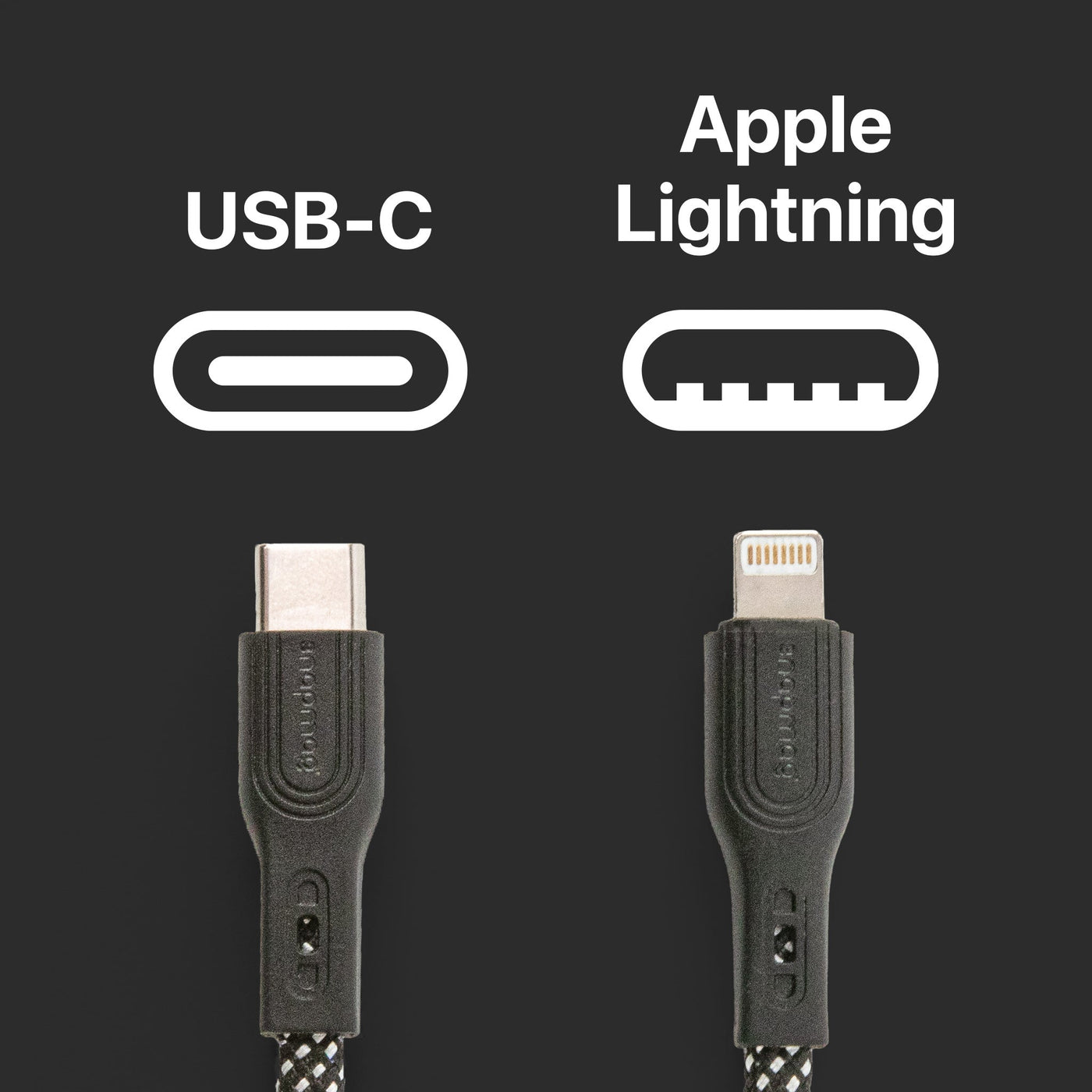 Cabo USB-C magnético de alta velocidade - Lightning 1,0 m | Até iPhone 14 - snapmag