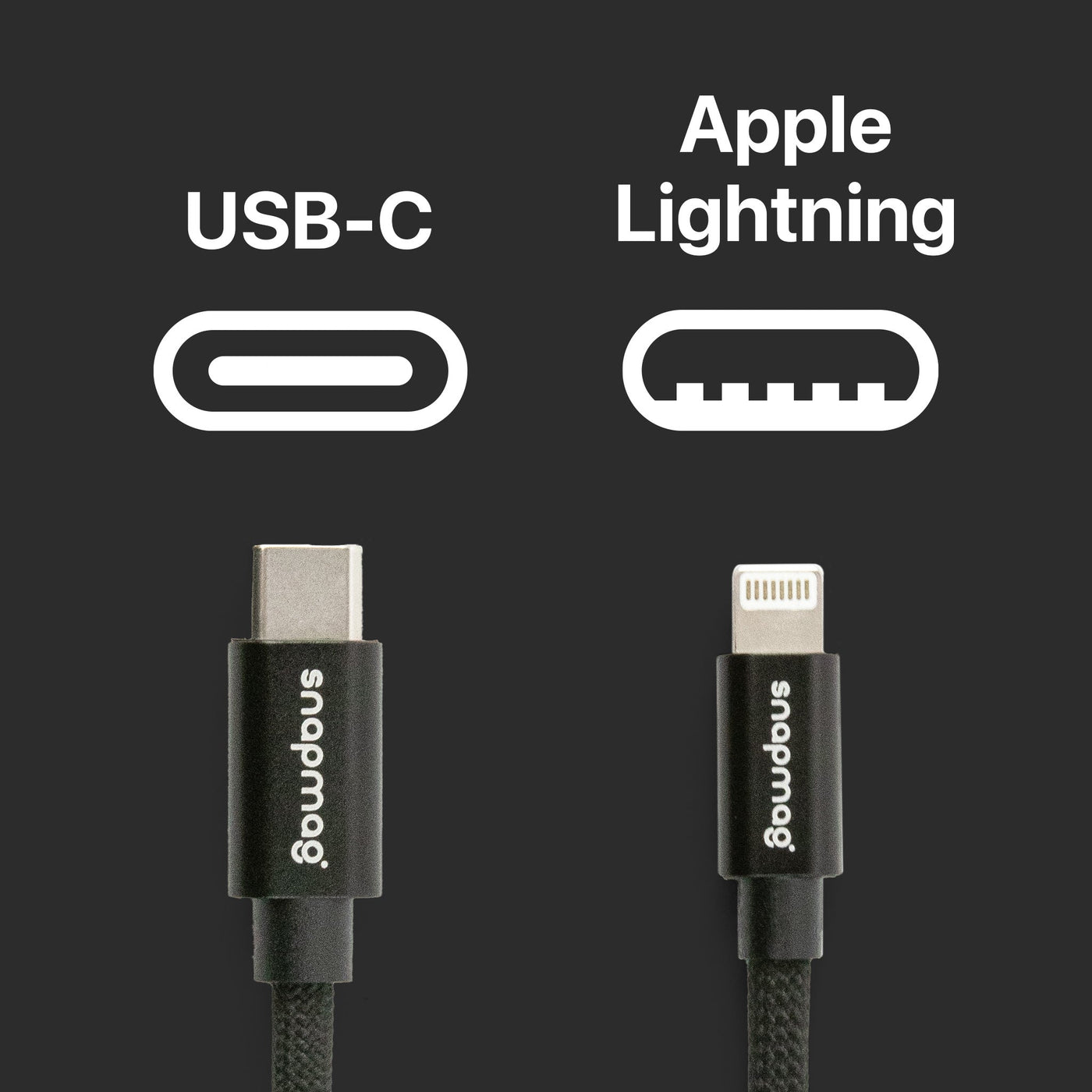 USB-C vers Lightning | Tous les appareils Apple Lightning | 1,5 m | ÉDITION NOIRE
