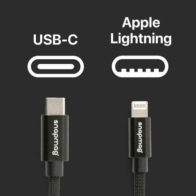USB-C vers Lightning | Tous les appareils Apple Lightning | 1,5 m | ÉDITION NOIRE