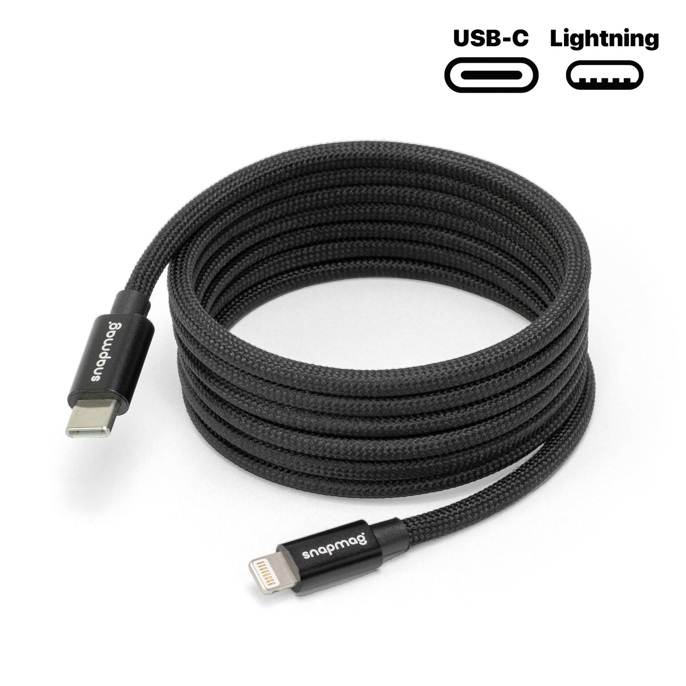 USB-C vers Lightning | Tous les appareils Apple Lightning | 1,5 m | ÉDITION NOIRE