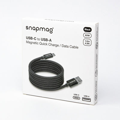 USB-A vers C | 1,5 m | ÉDITION NOIRE