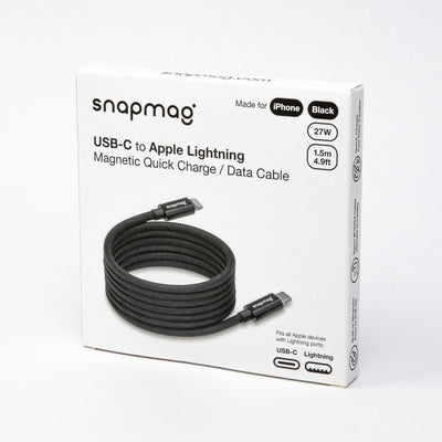 USB-C vers Lightning | Tous les appareils Apple Lightning | 1,5 m | ÉDITION NOIRE