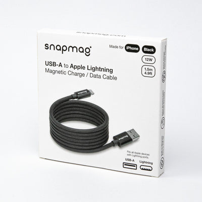 USB-A vers Lightning | Tous les appareils Apple Lightning | 1,5 m | ÉDITION NOIRE